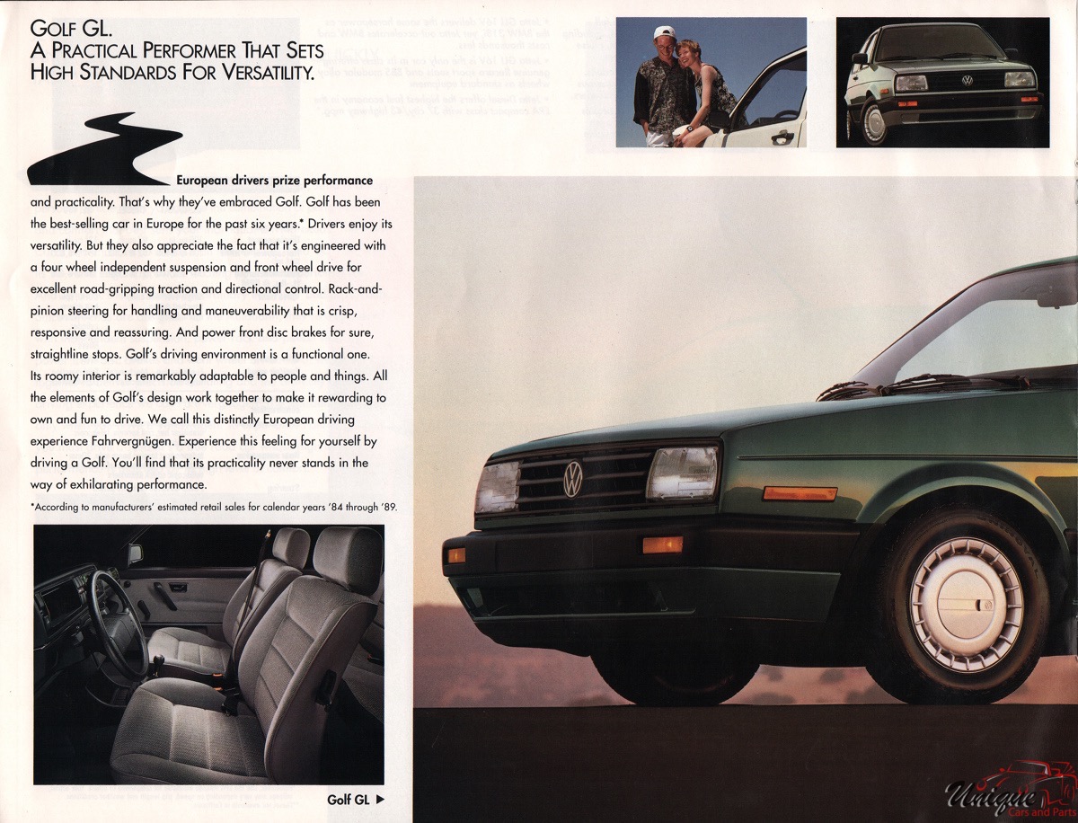 1991 VW Full Line Brochure Page 33
